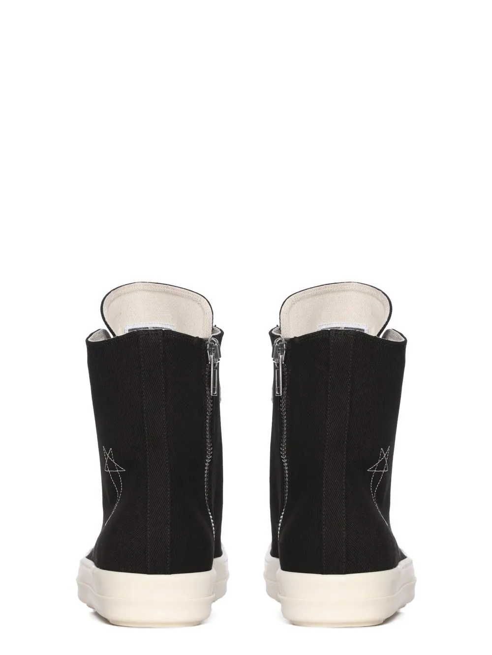 Drkshdw Temple Jumbolace Sneaks In Black/Milk/Milk 13Oz Overdyed Denim
