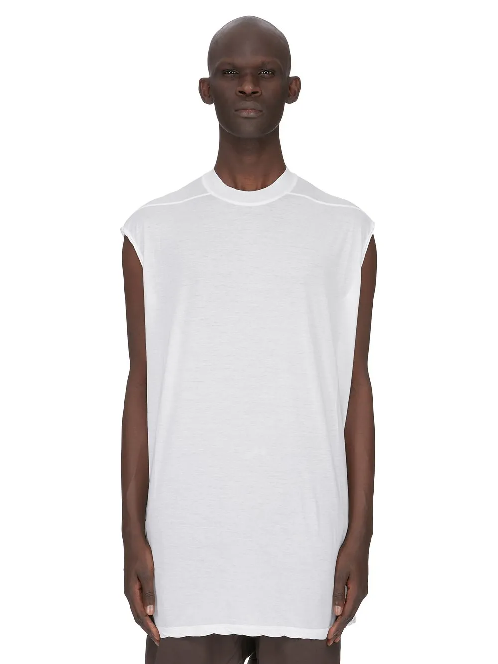 Drkshdw Concordians Tarp T In Milk Cotton Gauze Jersey