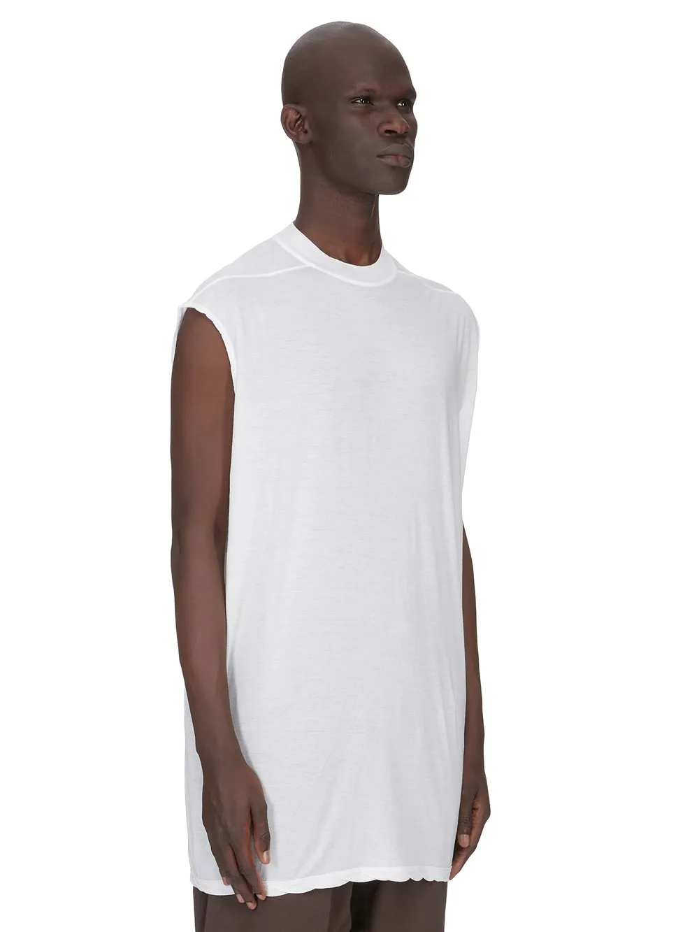 Drkshdw Concordians Tarp T In Milk Cotton Gauze Jersey