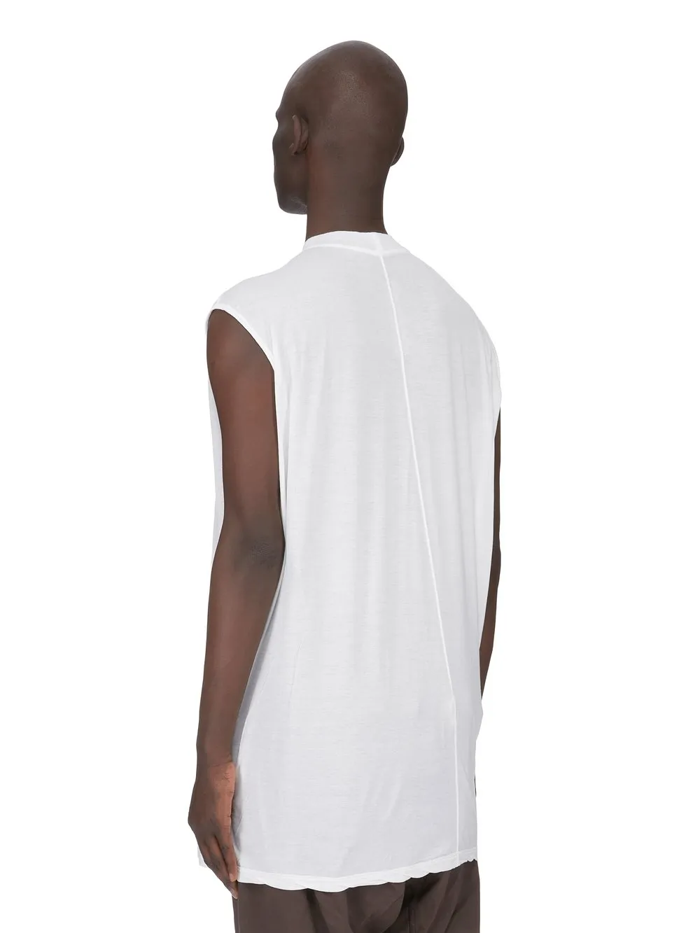 Drkshdw Concordians Tarp T In Milk Cotton Gauze Jersey