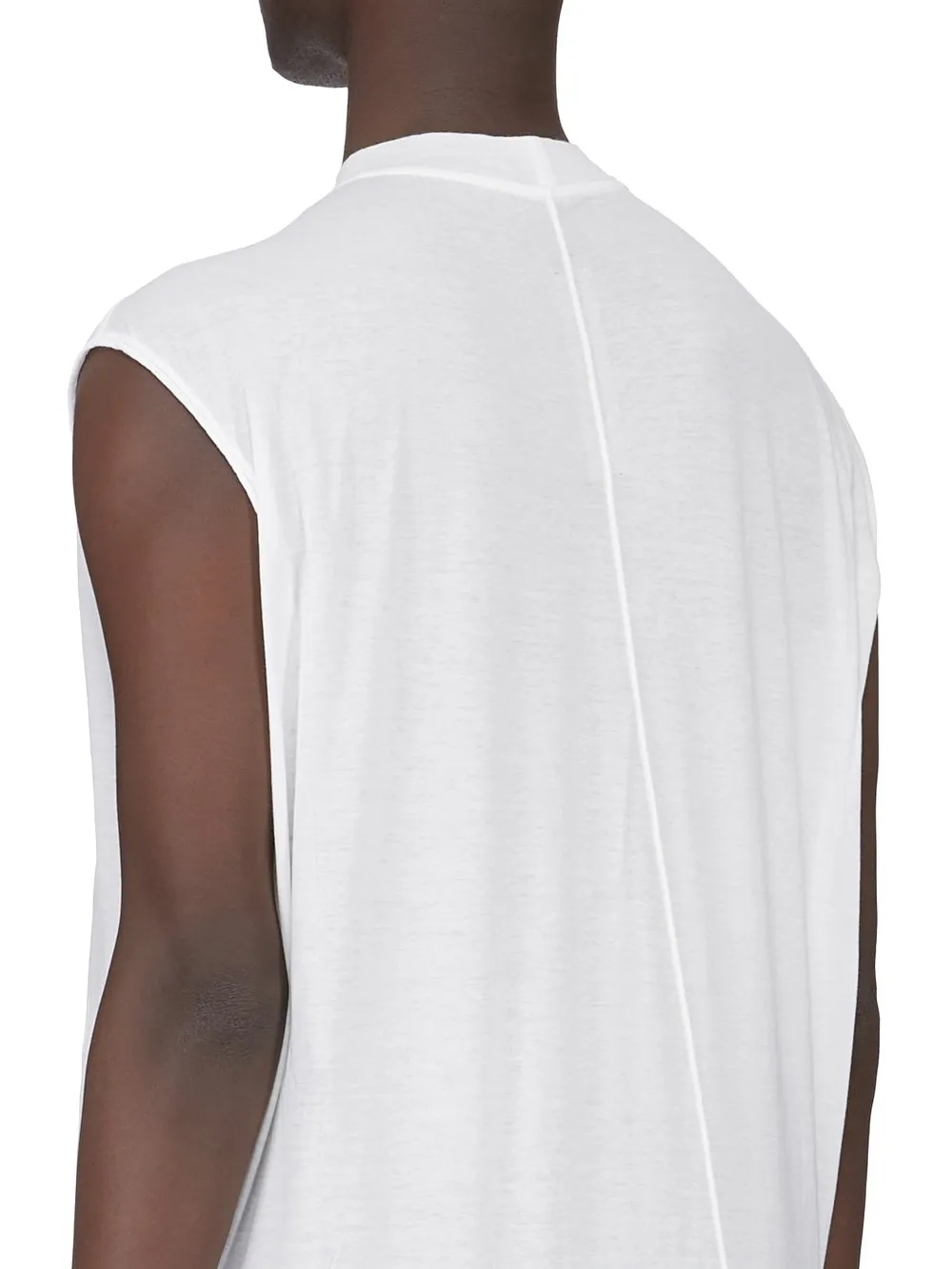 Drkshdw Concordians Tarp T In Milk Cotton Gauze Jersey