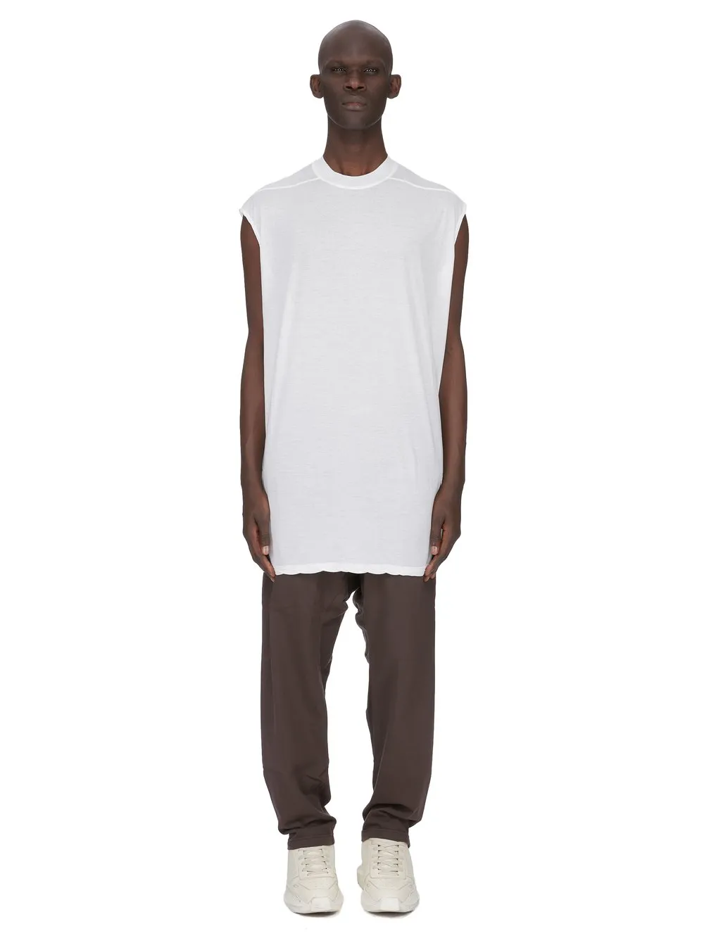 Drkshdw Concordians Tarp T In Milk Cotton Gauze Jersey