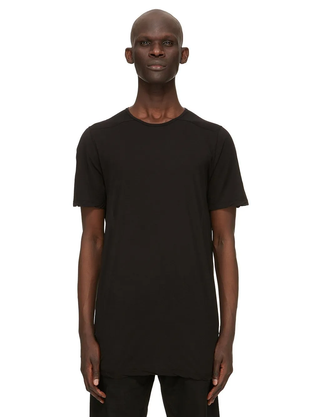 Drkshdw Concordians Level T In Black Cotton Gauze Jersey