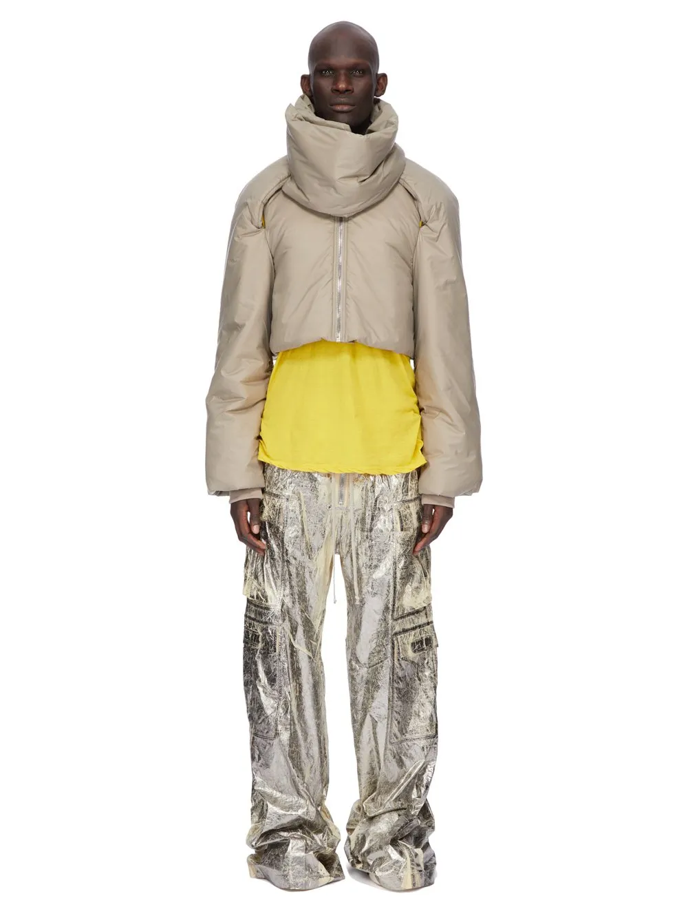 Drkshdw Concordians Level T In Lemon Cotton Gauze Jersey