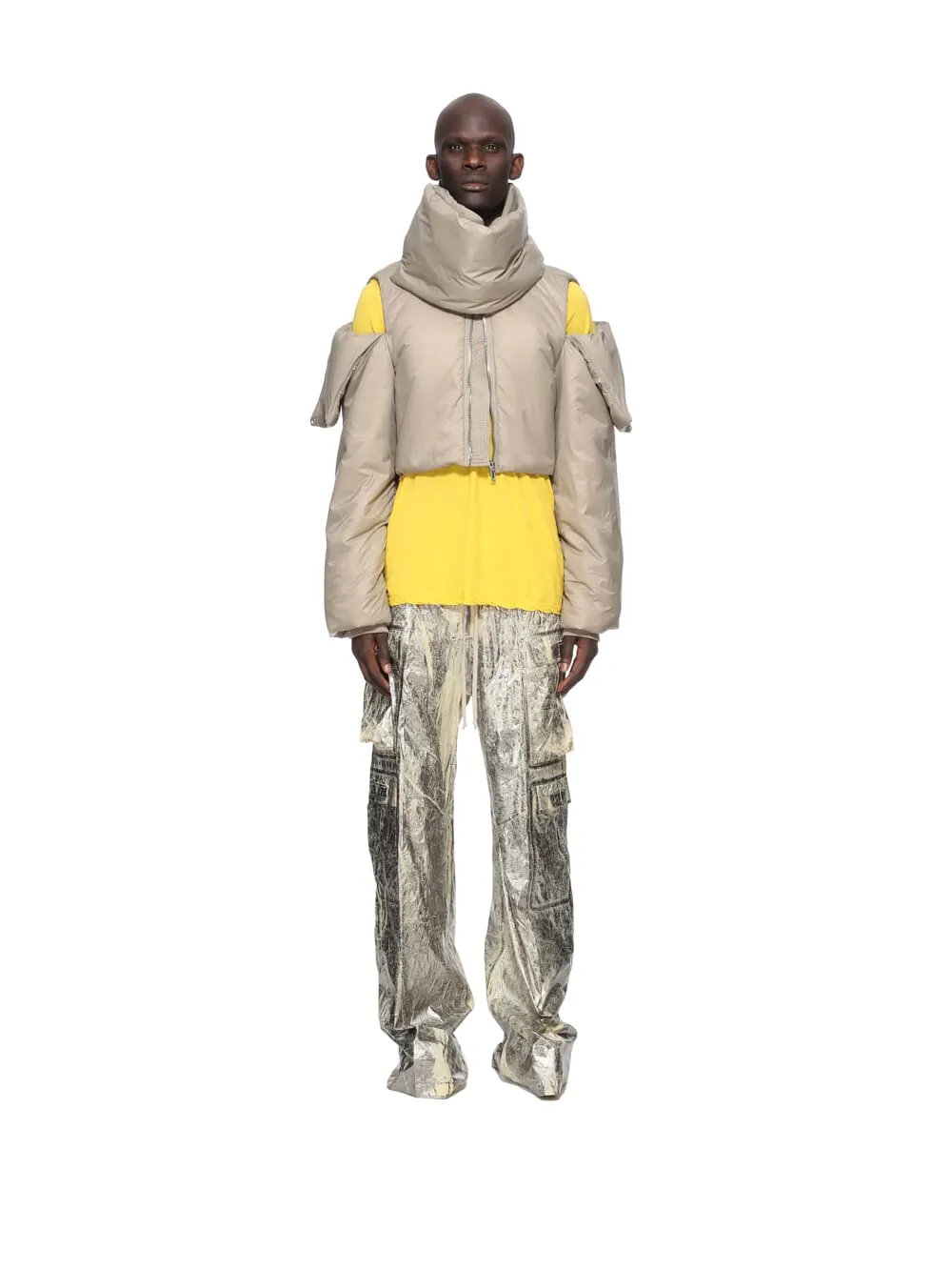 Drkshdw Concordians Level T In Lemon Cotton Gauze Jersey