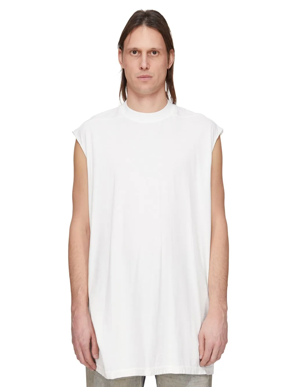 Drkshdw Concordians Tarp T In Milk Medium Weight Cotton Jersey