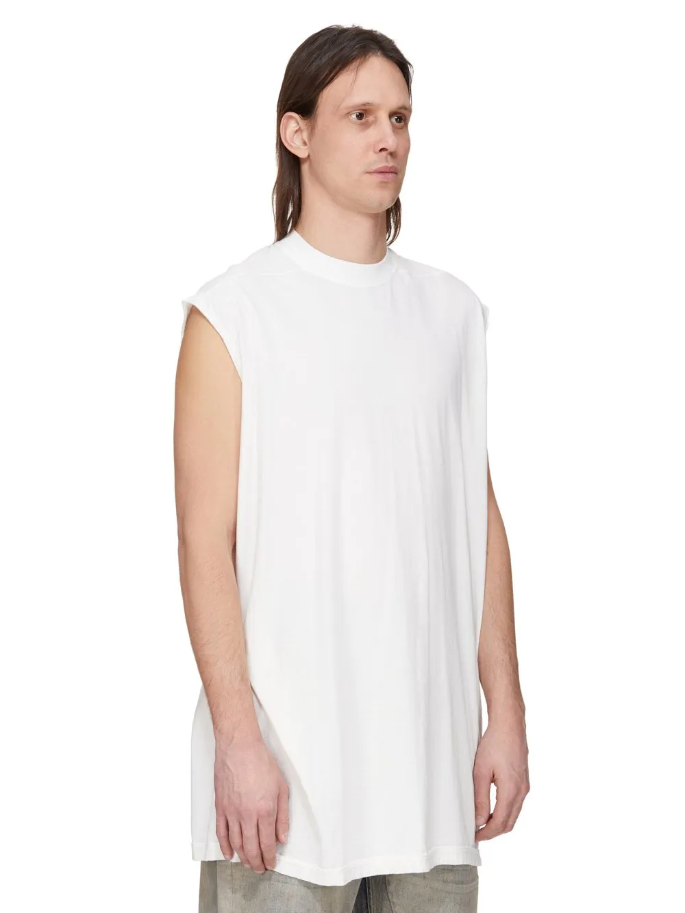 Drkshdw Concordians Tarp T In Milk Medium Weight Cotton Jersey