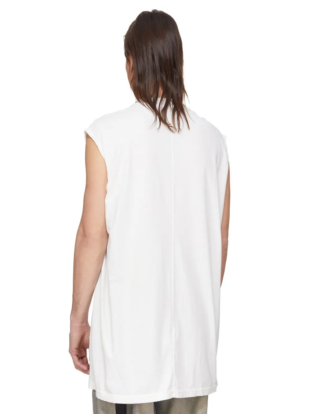 Drkshdw Concordians Tarp T In Milk Medium Weight Cotton Jersey