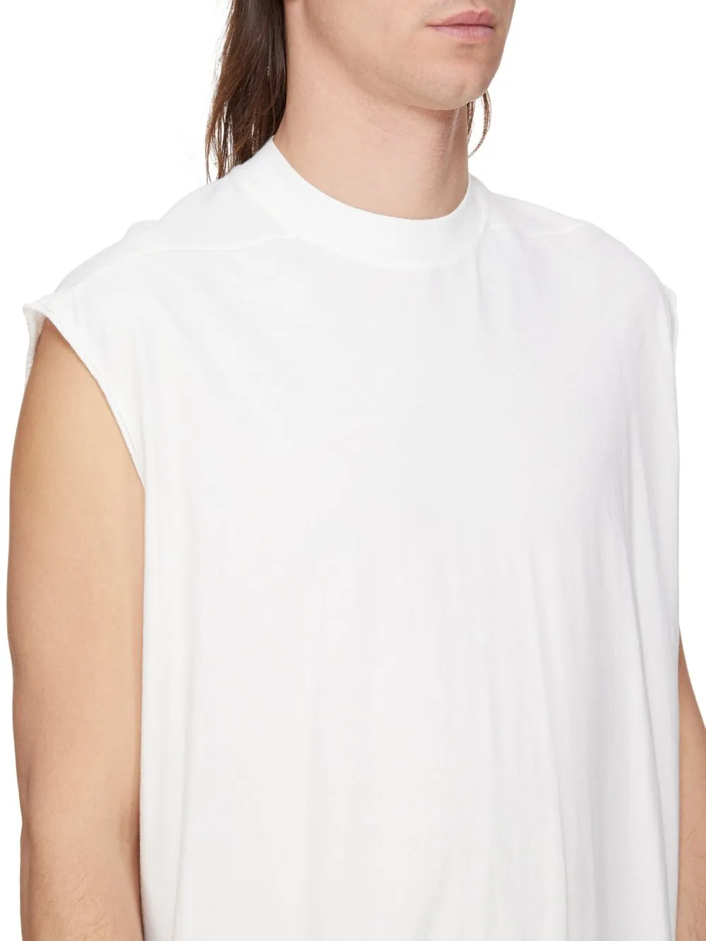 Drkshdw Concordians Tarp T In Milk Medium Weight Cotton Jersey