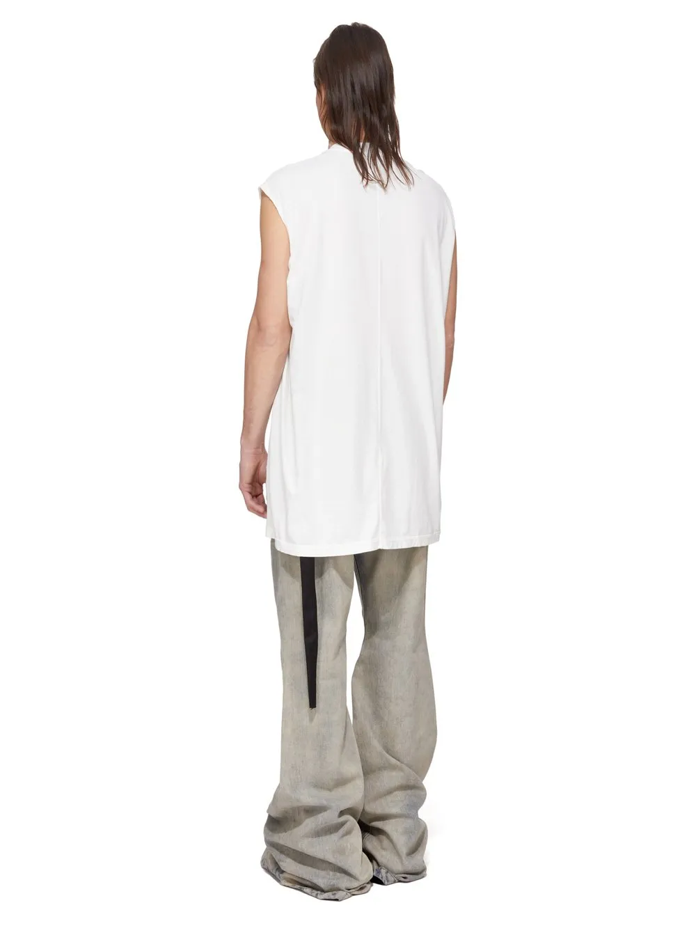 Drkshdw Concordians Tarp T In Milk Medium Weight Cotton Jersey