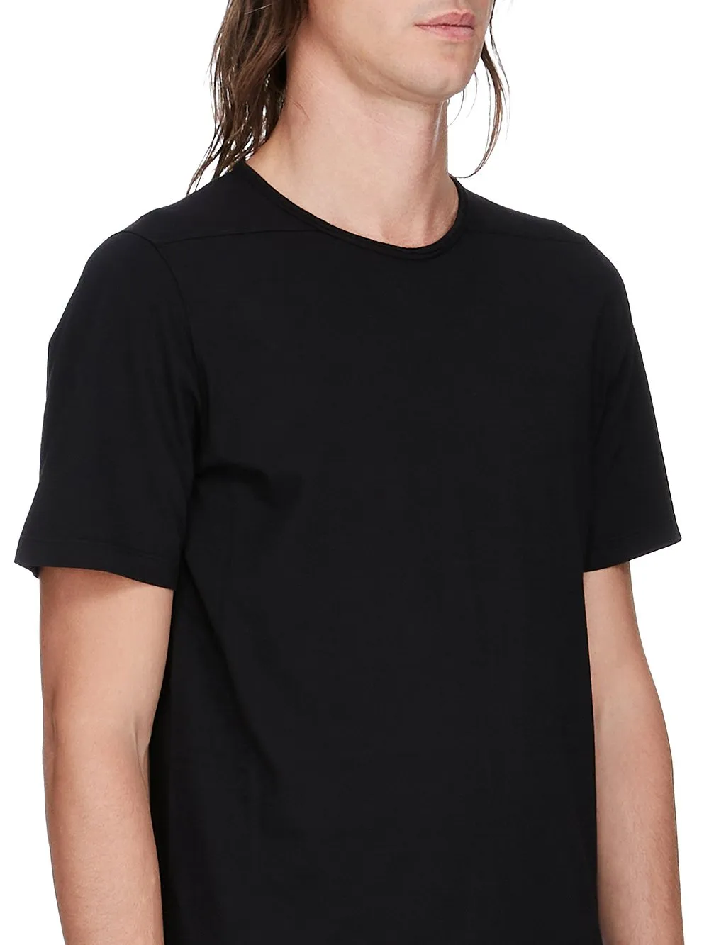 Drkshdw Concordians Level T In Black Medium Weight Cotton Jersey