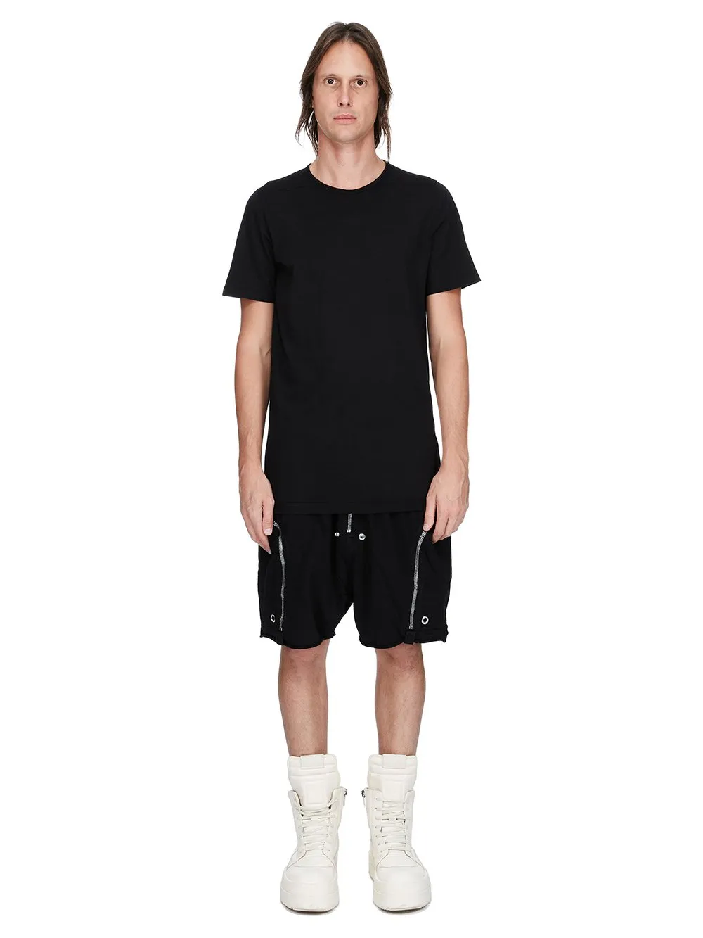 Drkshdw Concordians Level T In Black Medium Weight Cotton Jersey