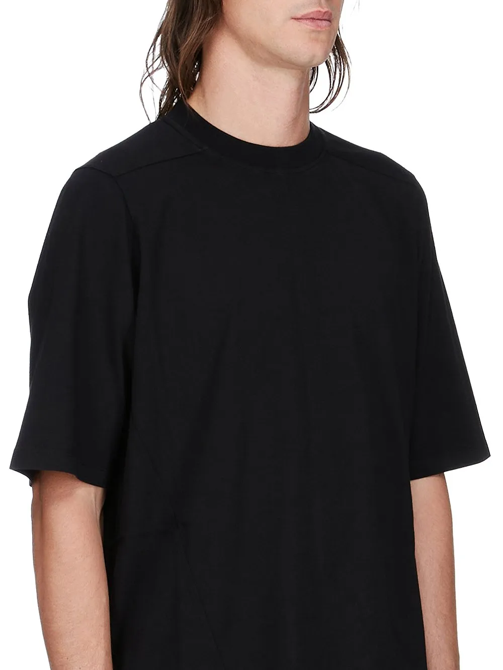 Drkshdw Concordians Walrus T In Black Medium Weight Cotton Jersey