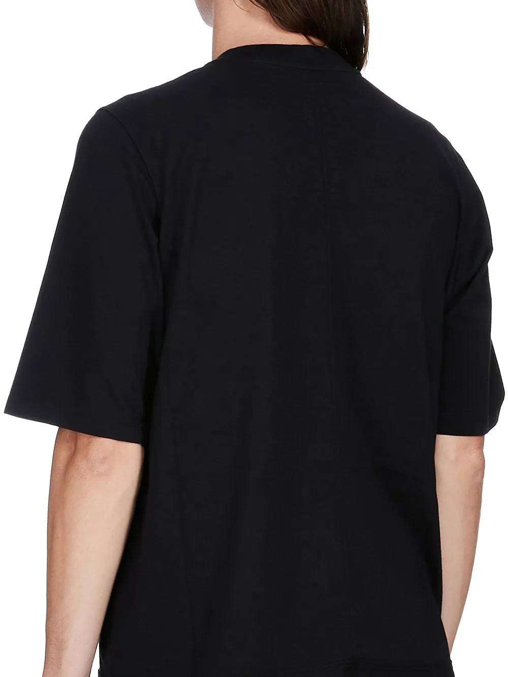 Drkshdw Concordians Walrus T In Black Medium Weight Cotton Jersey