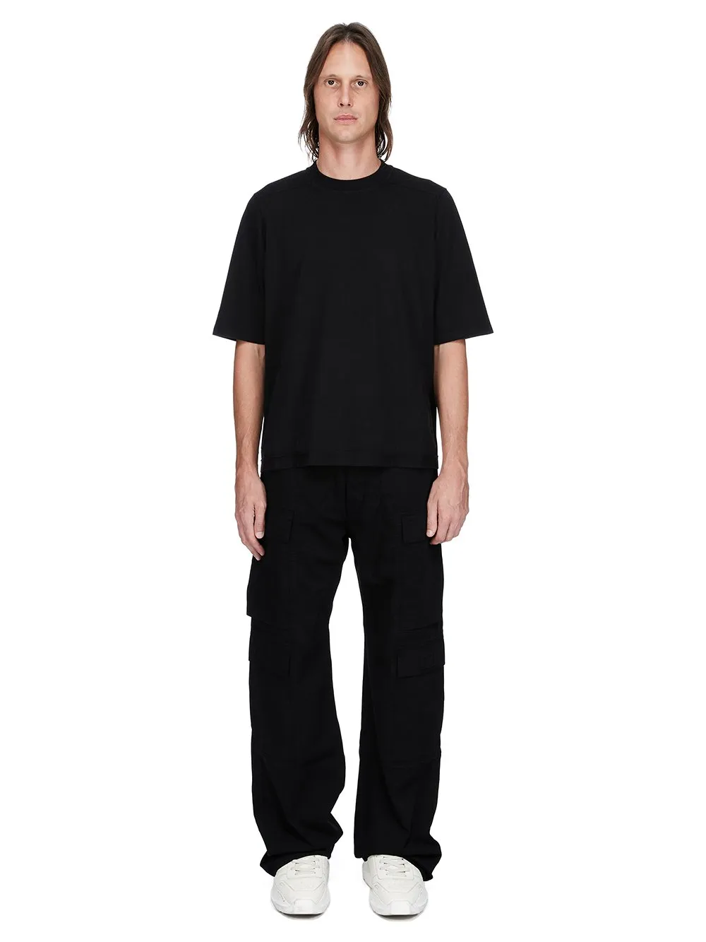 Drkshdw Concordians Walrus T In Black Medium Weight Cotton Jersey