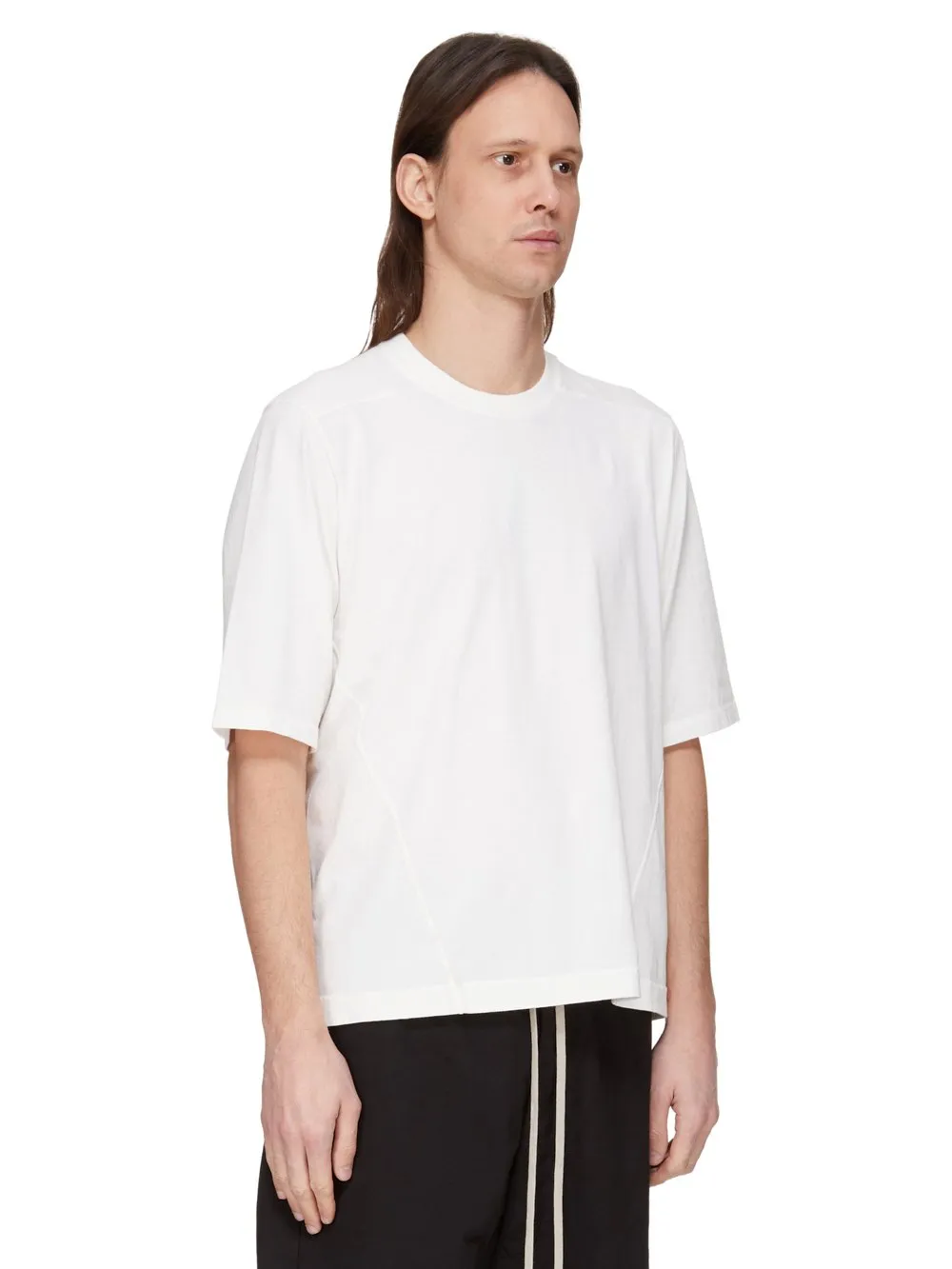 Drkshdw Concordians Walrus T In Milk Medium Weight Cotton Jersey