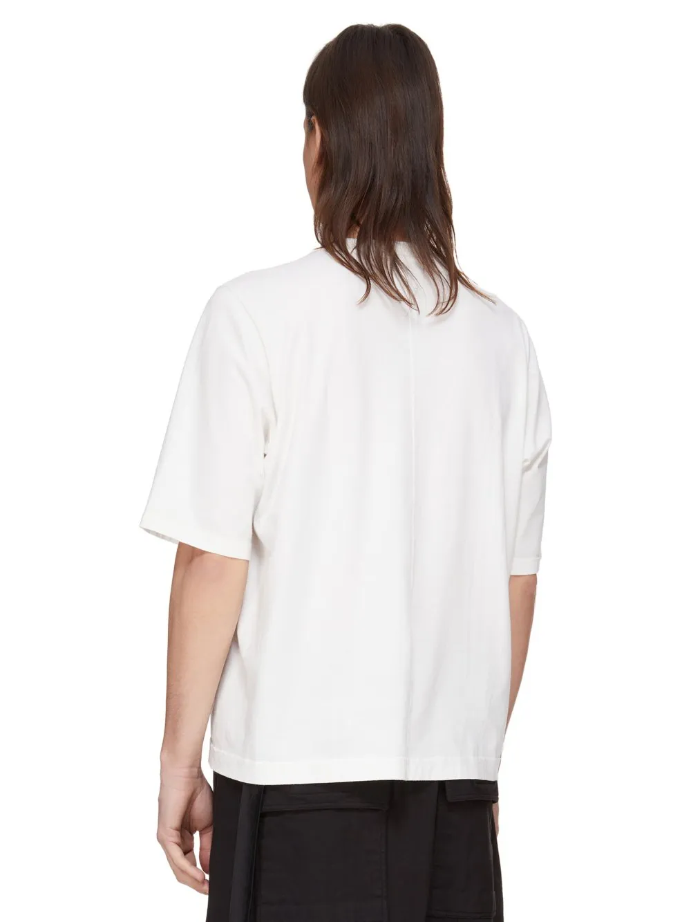 Drkshdw Concordians Walrus T In Milk Medium Weight Cotton Jersey