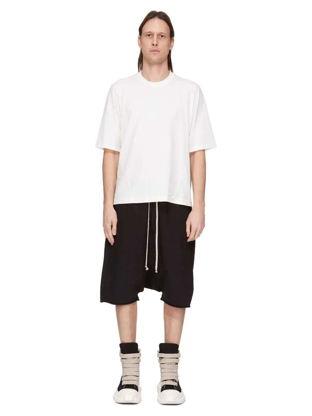 Drkshdw Concordians Walrus T In Milk Medium Weight Cotton Jersey