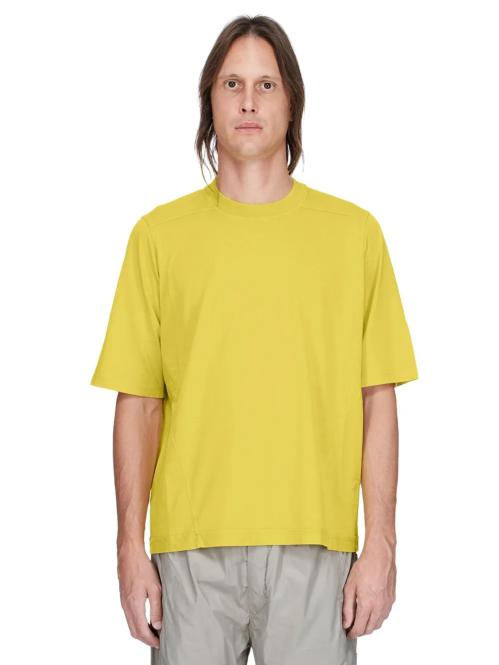 Drkshdw Concordians Walrus T In Lemon Medium Weight Cotton Jersey