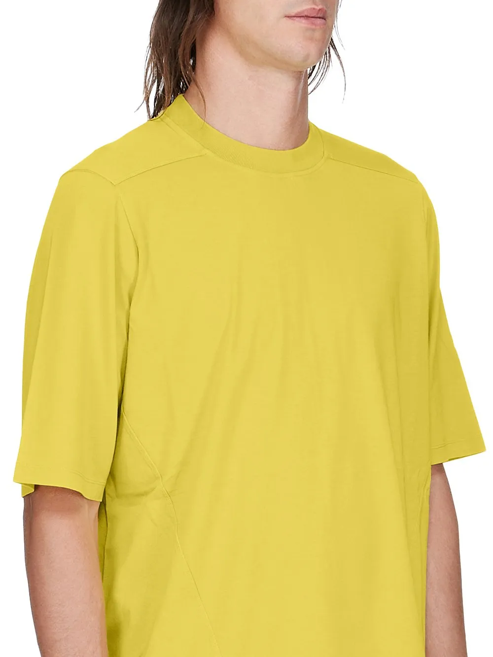 Drkshdw Concordians Walrus T In Lemon Medium Weight Cotton Jersey