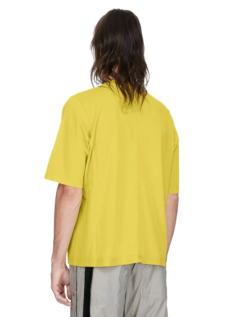 Drkshdw Concordians Walrus T In Lemon Medium Weight Cotton Jersey