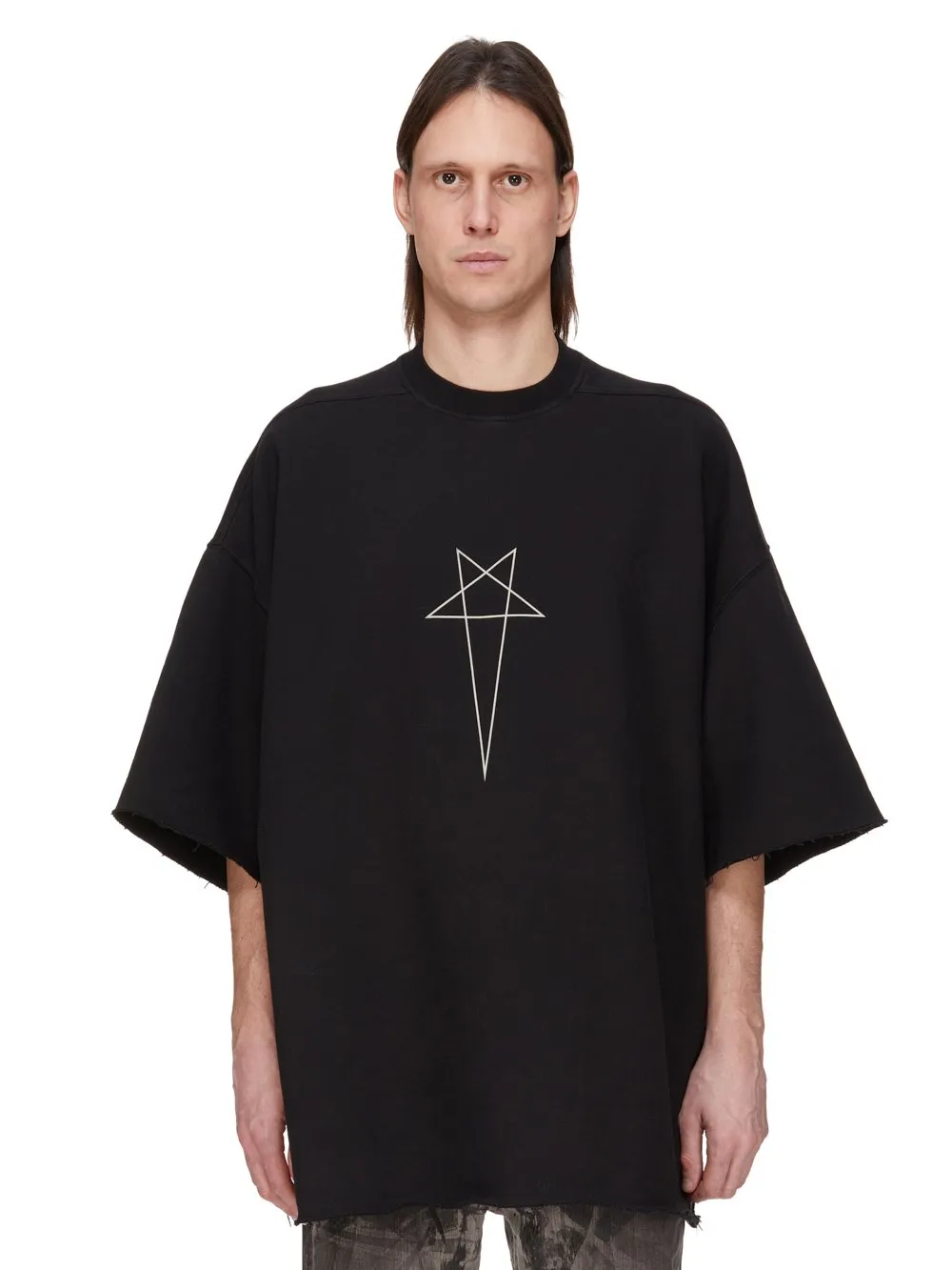 Drkshdw Concordians Tommy T In Black/Pearl Furka Heavy Sweatshirt