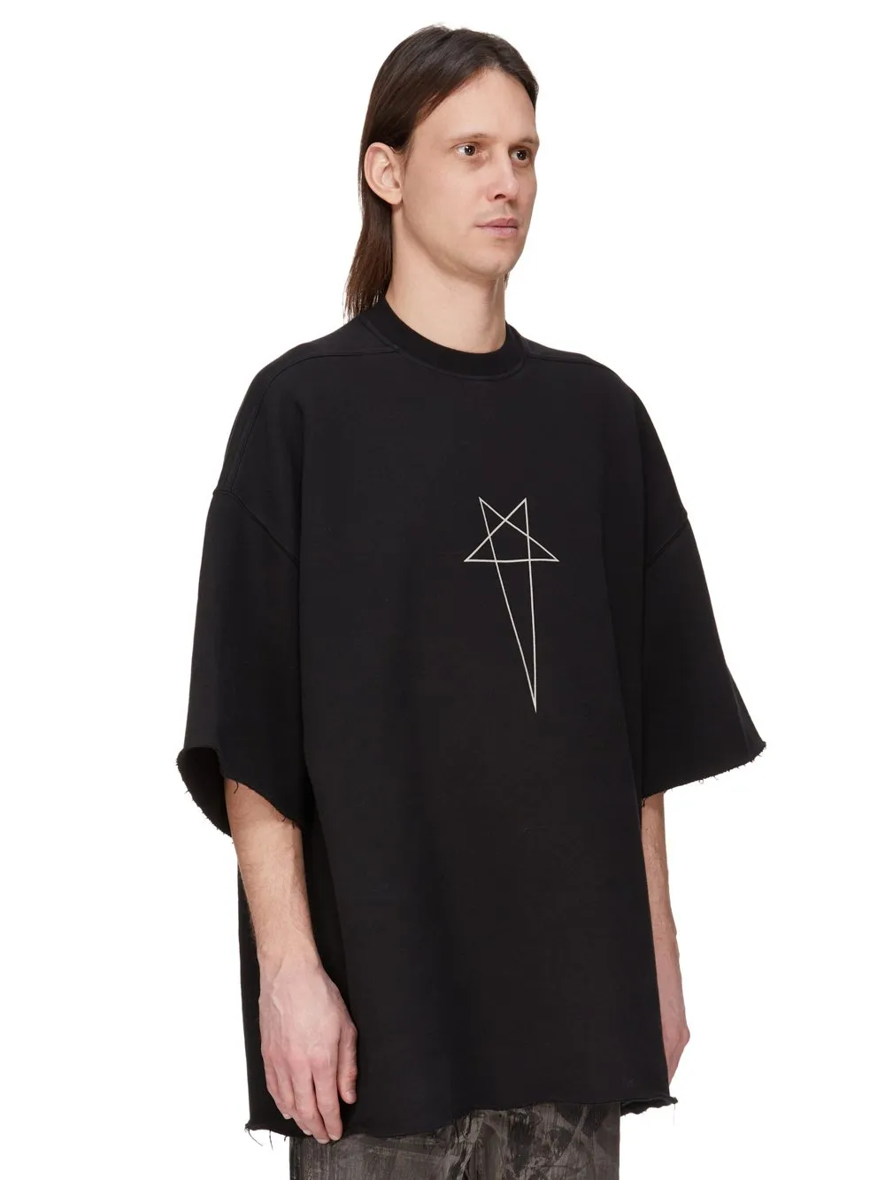 Drkshdw Concordians Tommy T In Black/Pearl Furka Heavy Sweatshirt