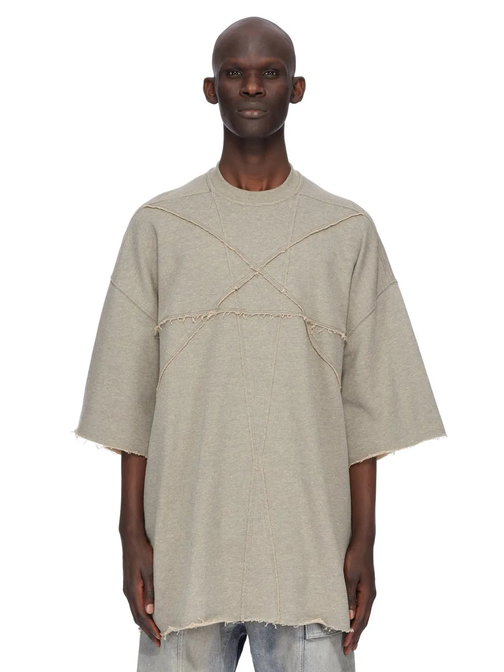 Drkshdw Concordians Tommy T In Melange Grey Felpa Jersey