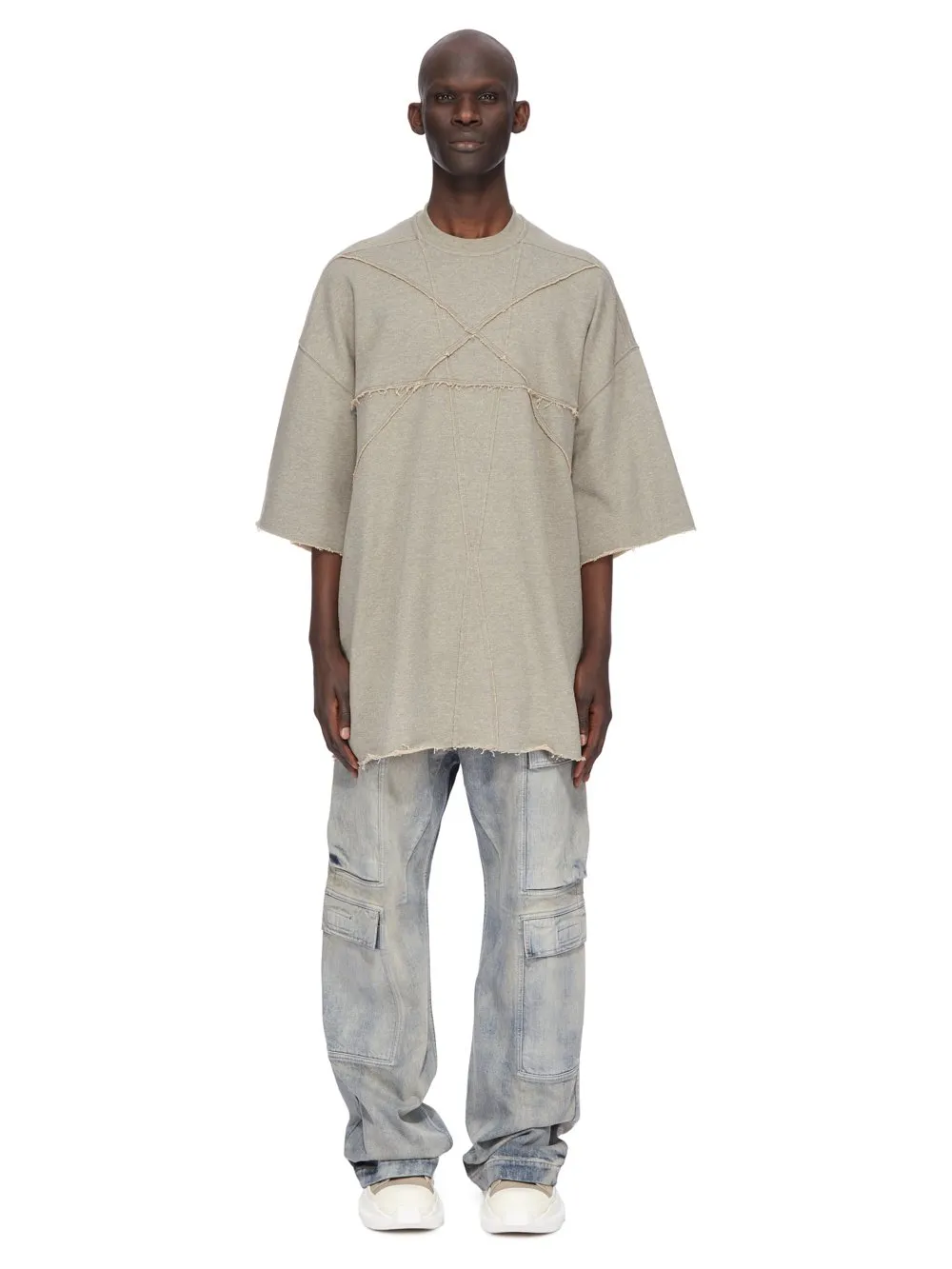 Drkshdw Concordians Tommy T In Melange Grey Felpa Jersey