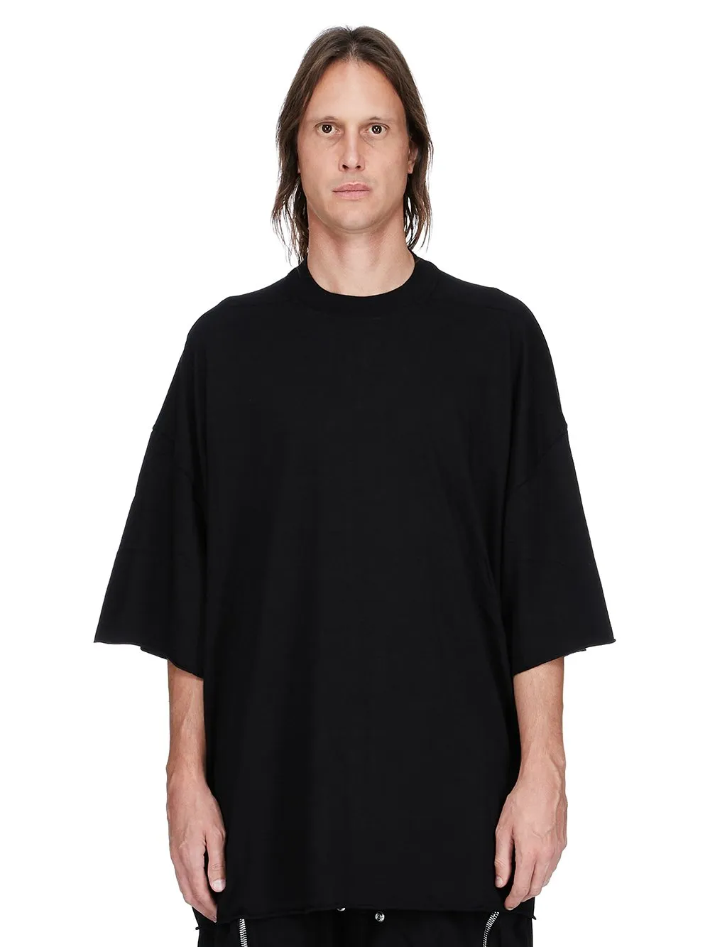 Drkshdw Concordians Tommy T In Black Medium Weight Cotton Jersey
