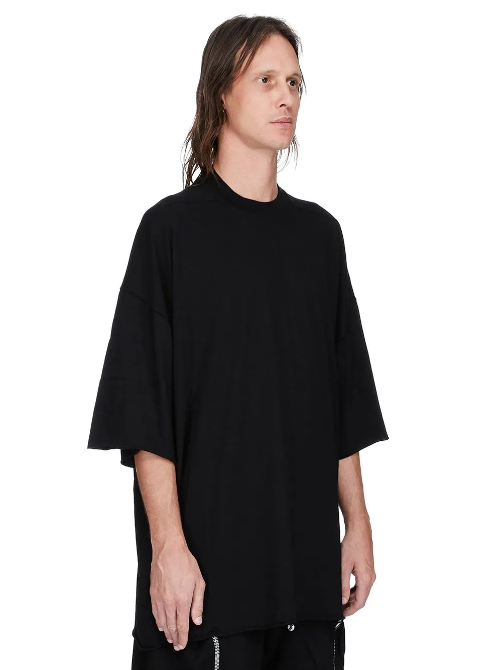 Drkshdw Concordians Tommy T In Black Medium Weight Cotton Jersey