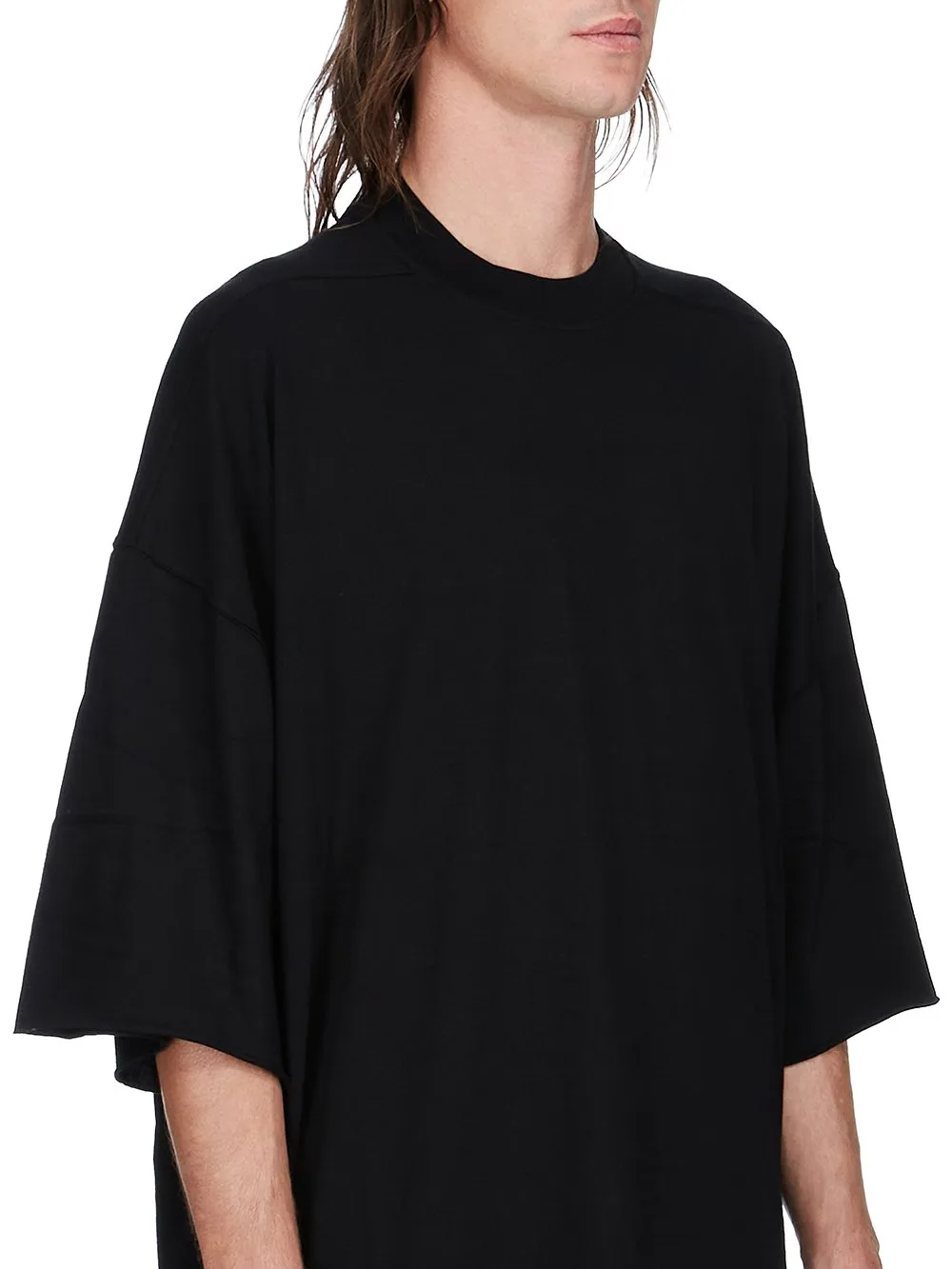 Drkshdw Concordians Tommy T In Black Medium Weight Cotton Jersey