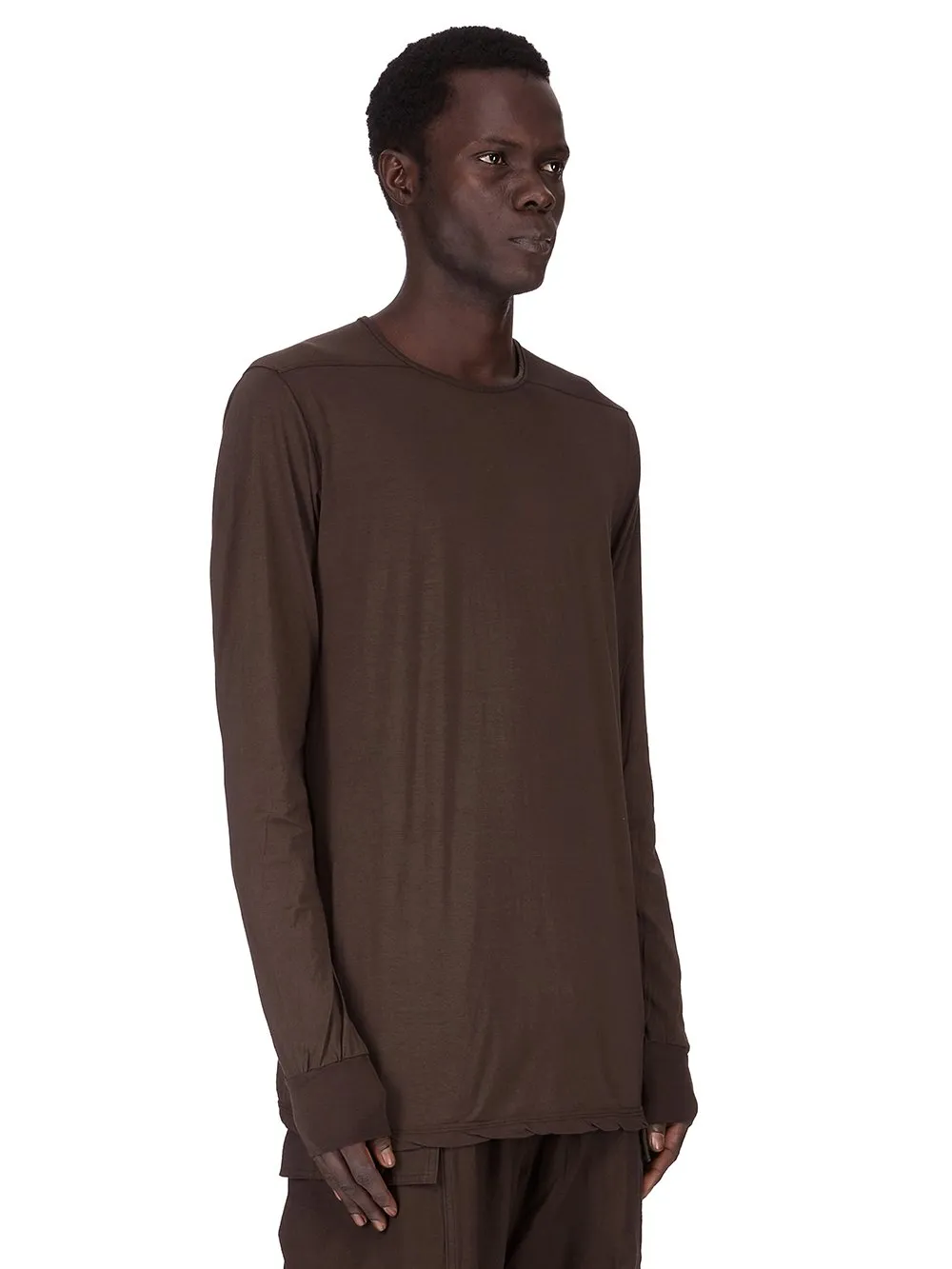 Drkshdw Concordians Ls Level T In Dark Dust Cotton Gauze Jersey