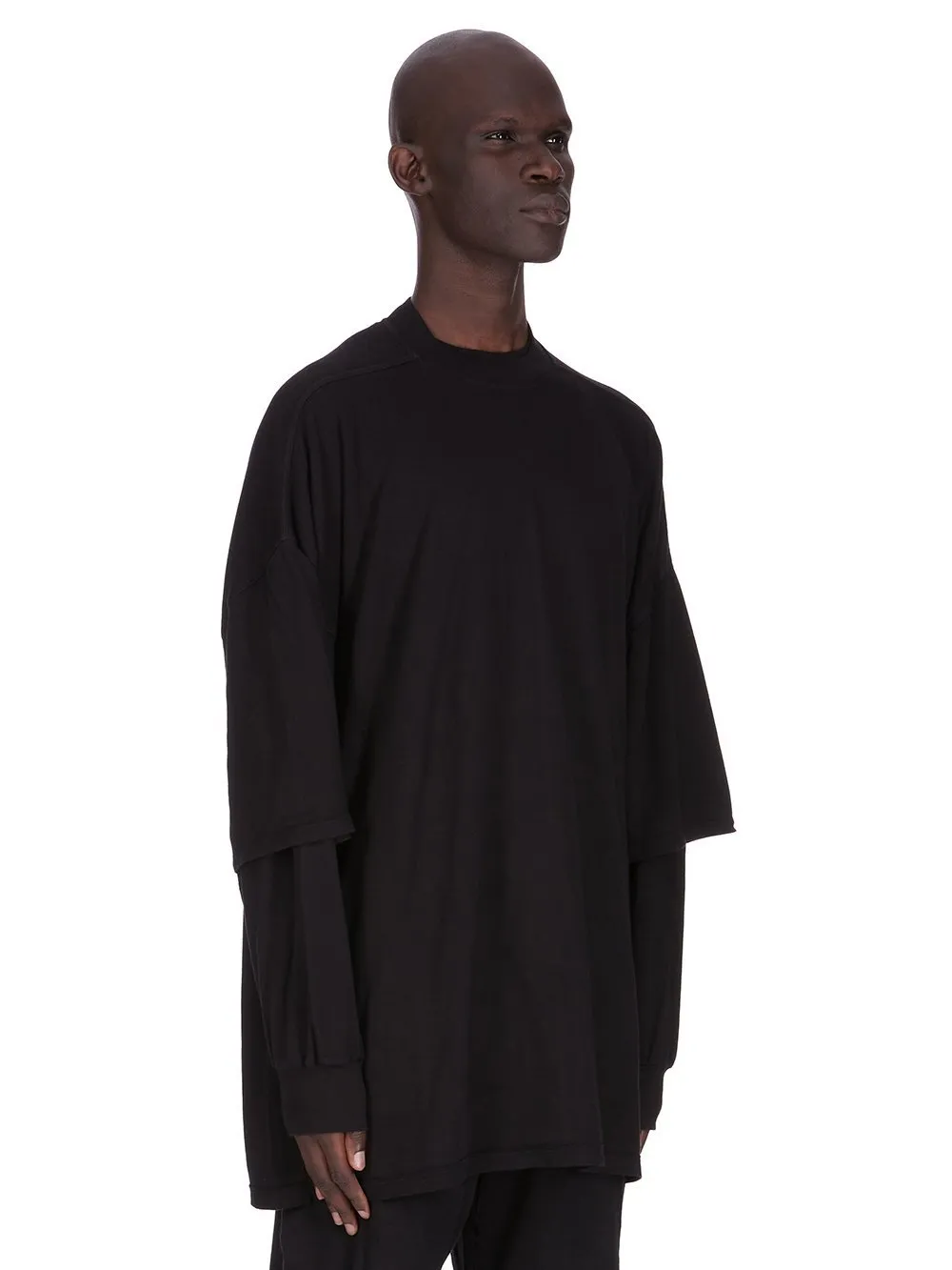 Drkshdw Concordians Tommy Hustler Sweat In Black Medium Weight Cotton Jersey