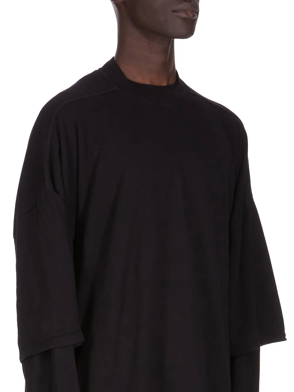 Drkshdw Concordians Tommy Hustler Sweat In Black Medium Weight Cotton Jersey