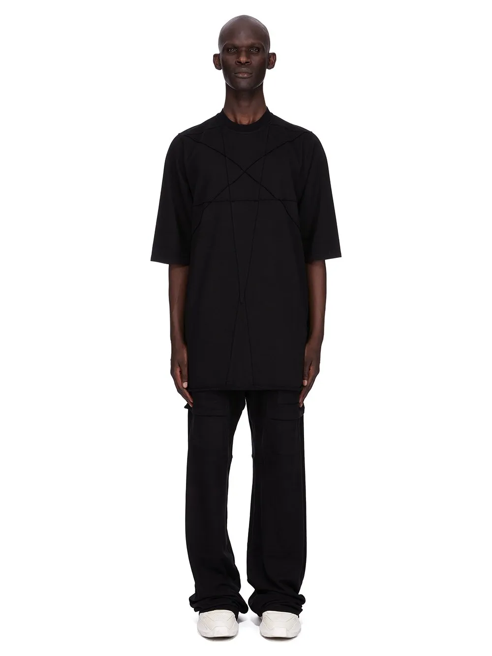 Drkshdw Concordians Jumbo Ss T In Black Compact Heavy Jersey