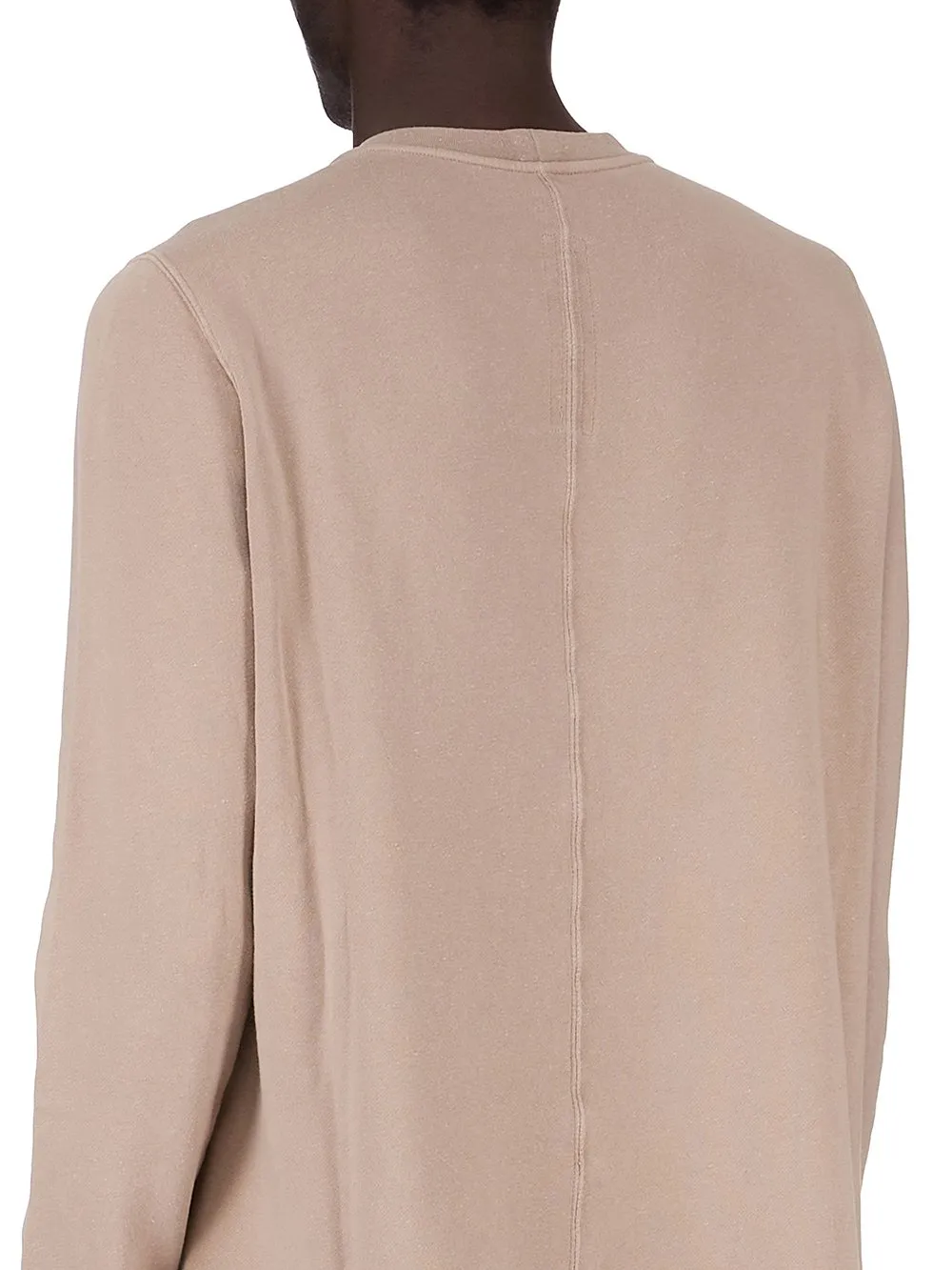 Drkshdw Concordians Crewneck Sweat In Dirty Pearl Slub Felpa