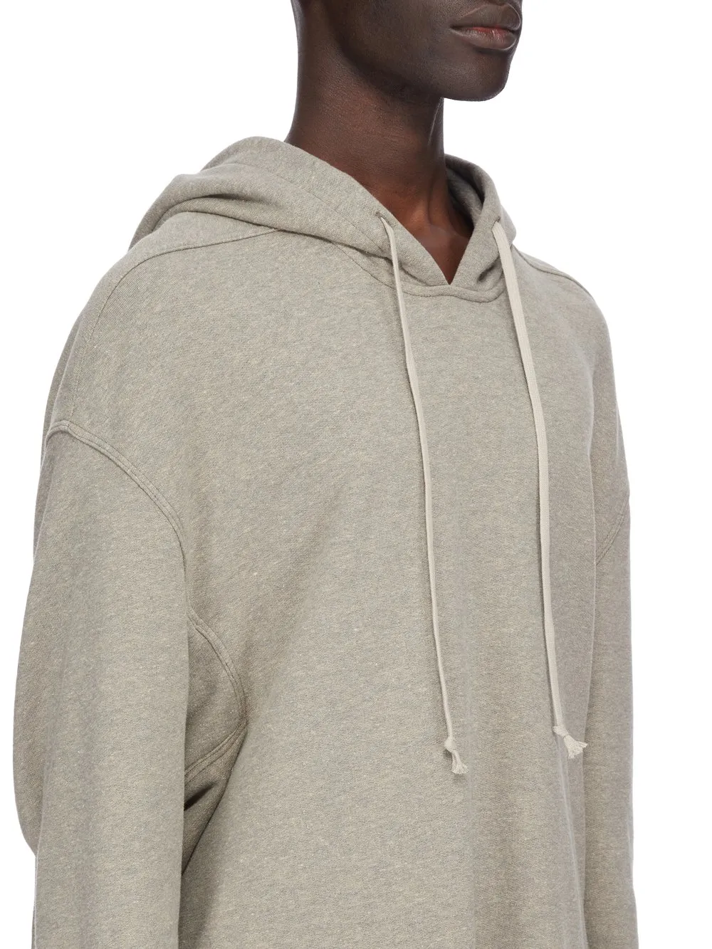 Drkshdw Concordians Peter Hoodie In Melange Grey Felpa Jersey