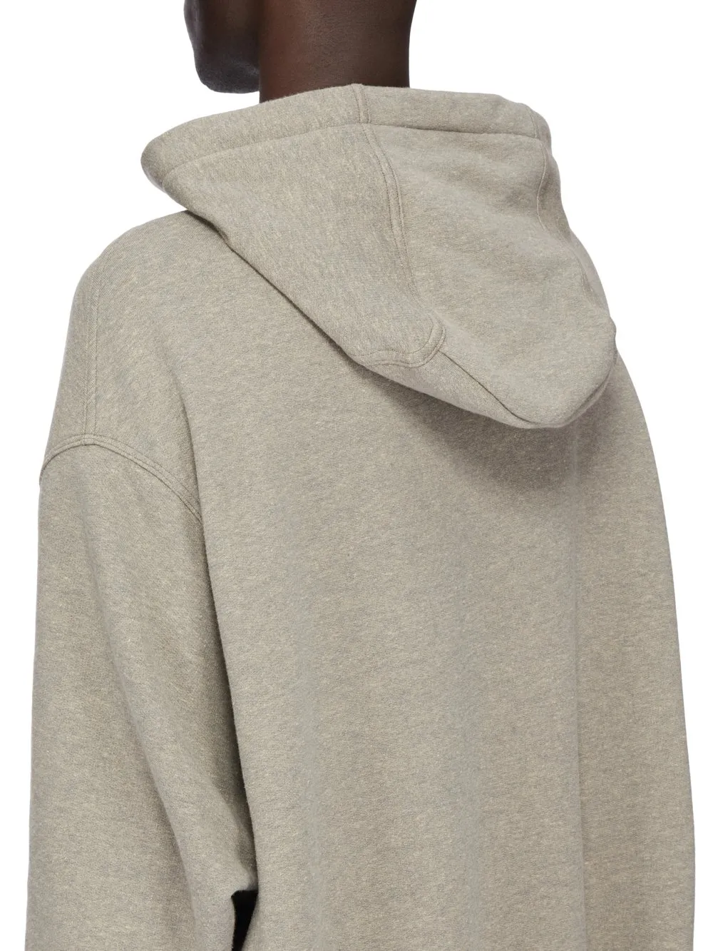 Drkshdw Concordians Peter Hoodie In Melange Grey Felpa Jersey