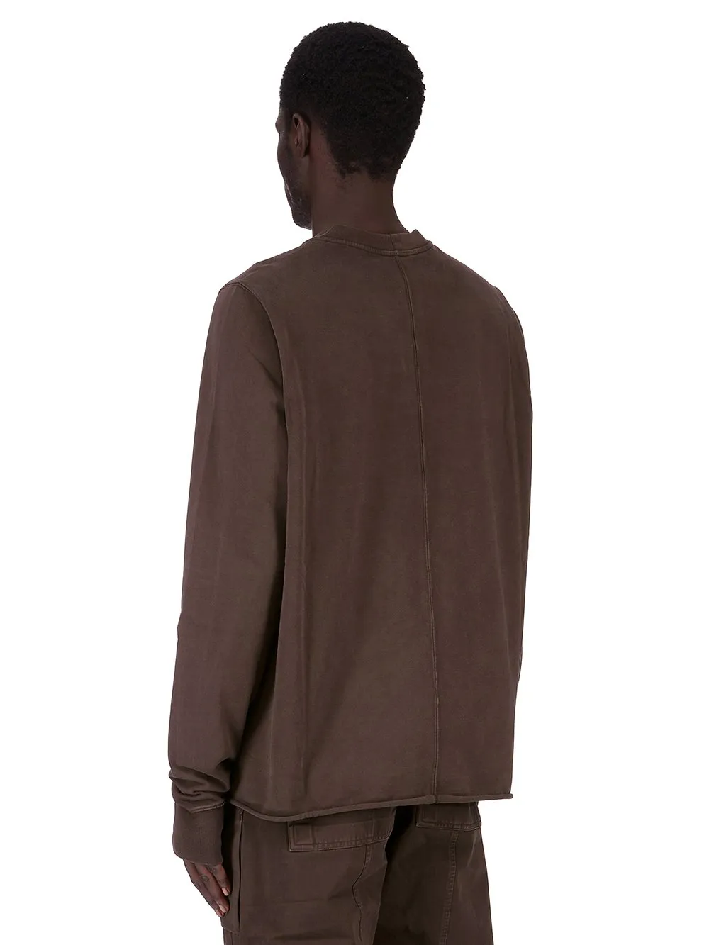Drkshdw Concordians Crewneck Sweat In Dark Dust Compact Heavy Jersey.