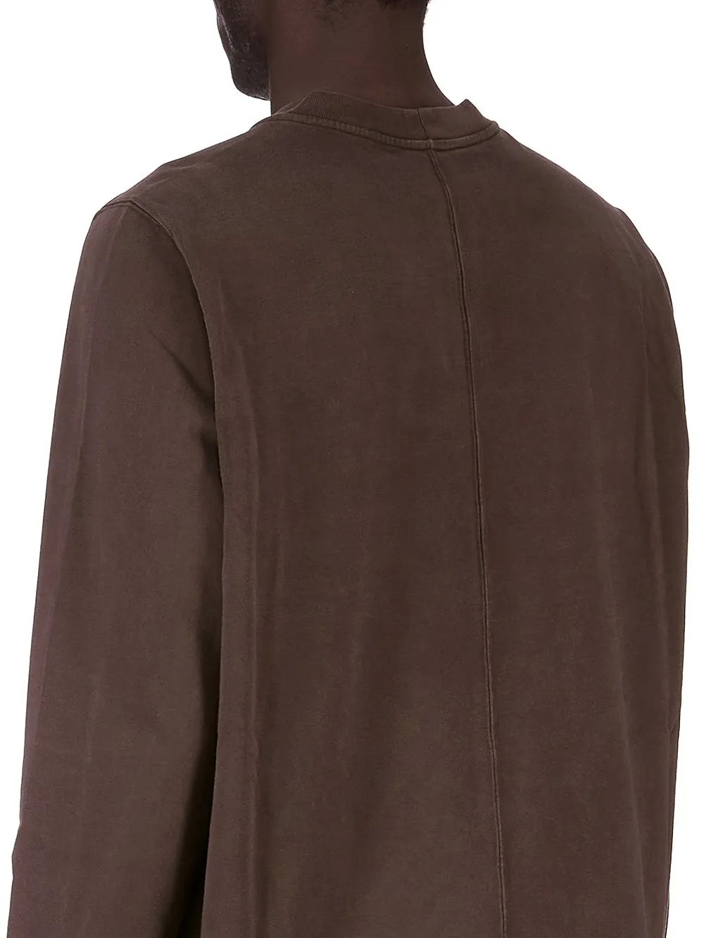 Drkshdw Concordians Crewneck Sweat In Dark Dust Compact Heavy Jersey.