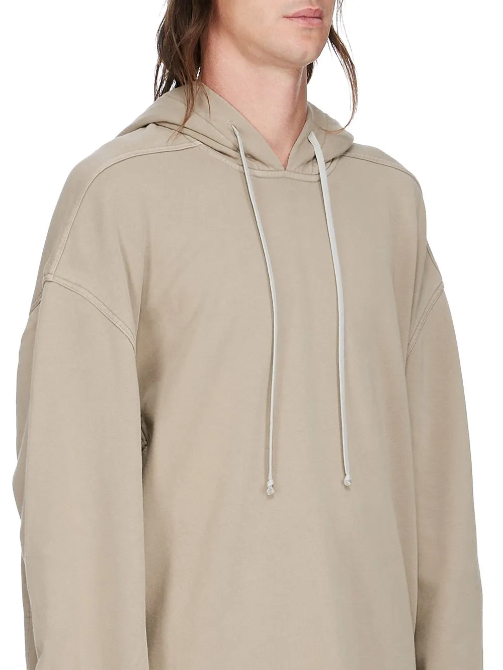 Drkshdw Concordians Peter Hoodie In Dirty Pearl Furka Heavy Sweatshirt
