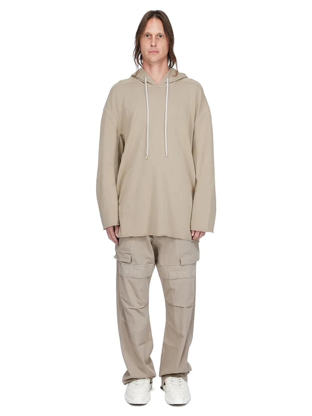 Drkshdw Concordians Peter Hoodie In Dirty Pearl Furka Heavy Sweatshirt