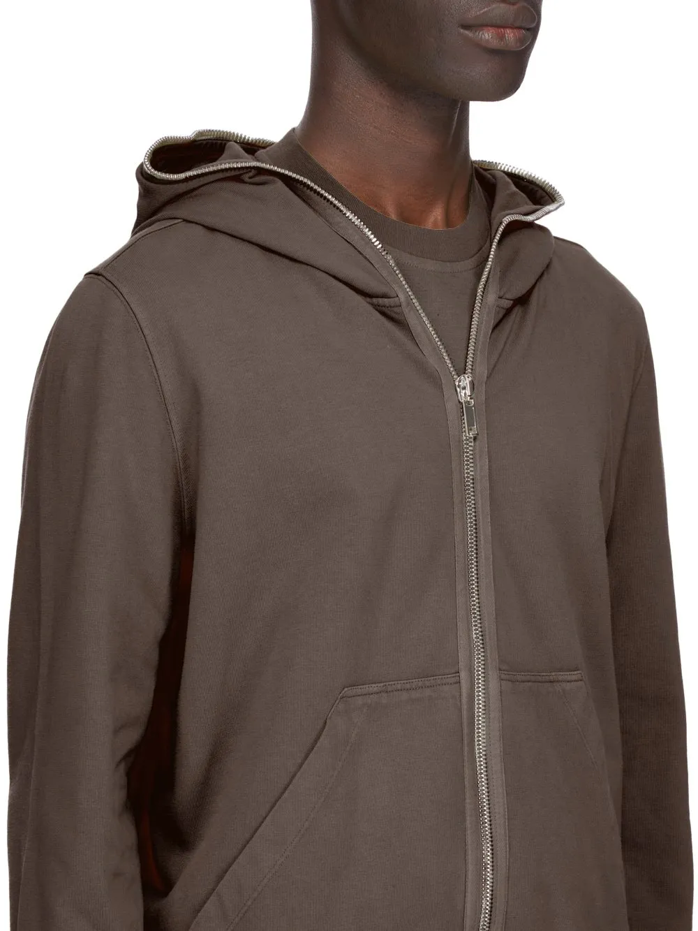 Drkshdw Concordians Jumbo Gimp Hoodie In Drkdust Compact Heavy Jersey
