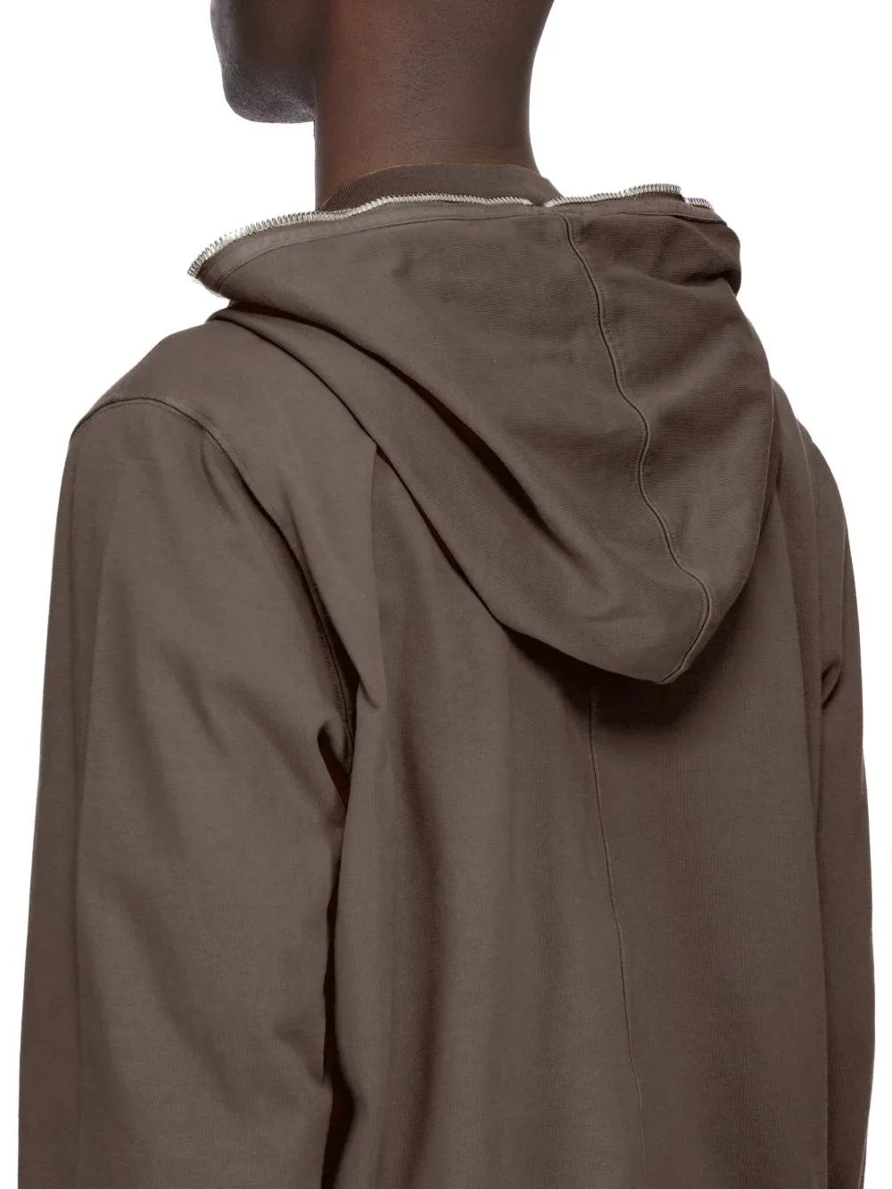 Drkshdw Concordians Jumbo Gimp Hoodie In Drkdust Compact Heavy Jersey