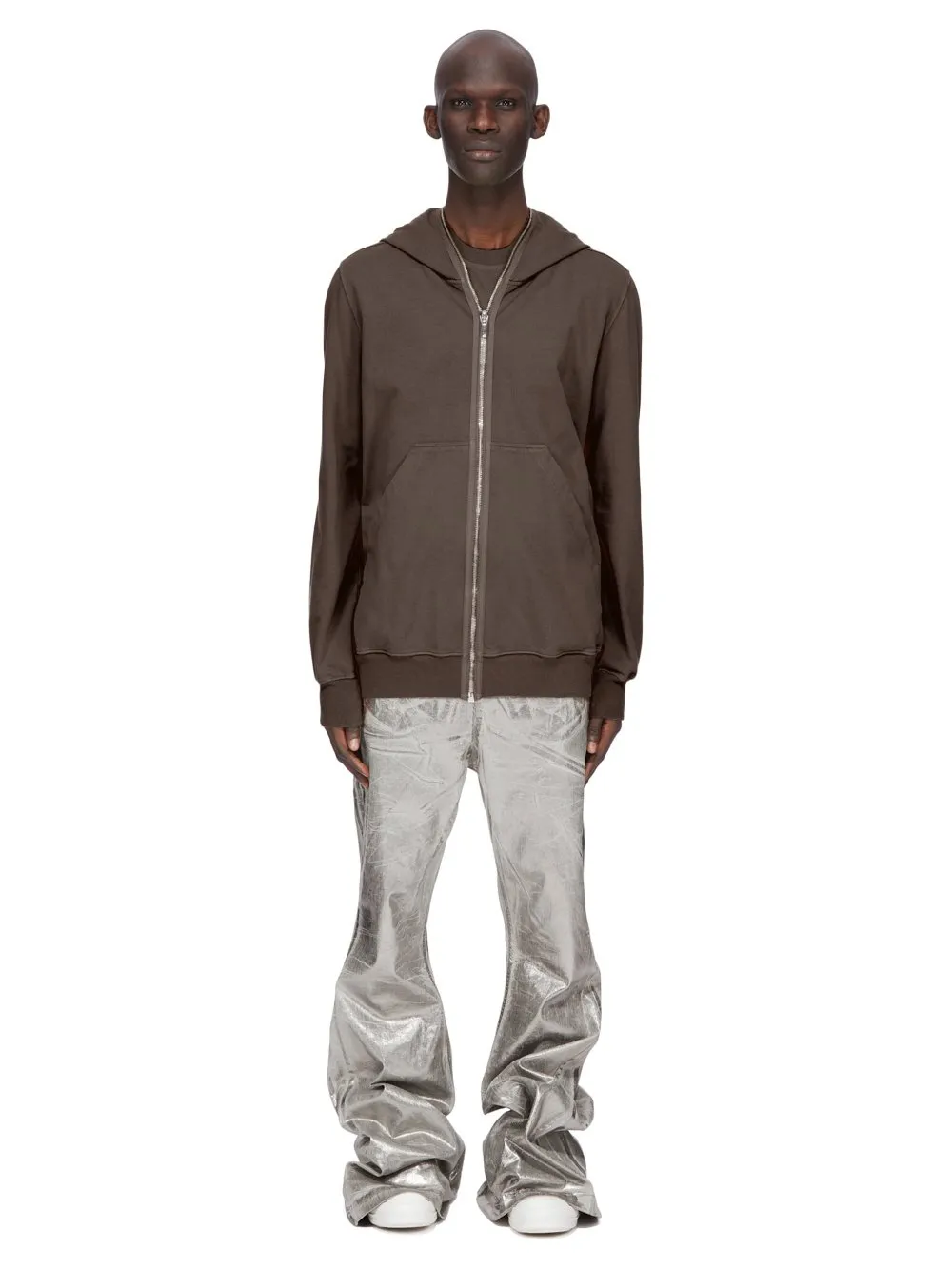 Drkshdw Concordians Jumbo Gimp Hoodie In Drkdust Compact Heavy Jersey