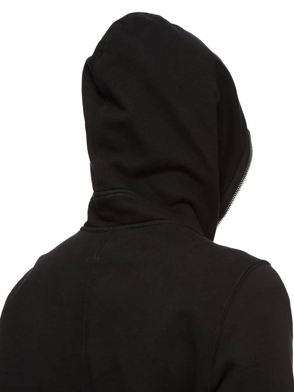 Drkshdw Concordians Jumbo Gimp Hoodie In Black Compact Heavy Jersey