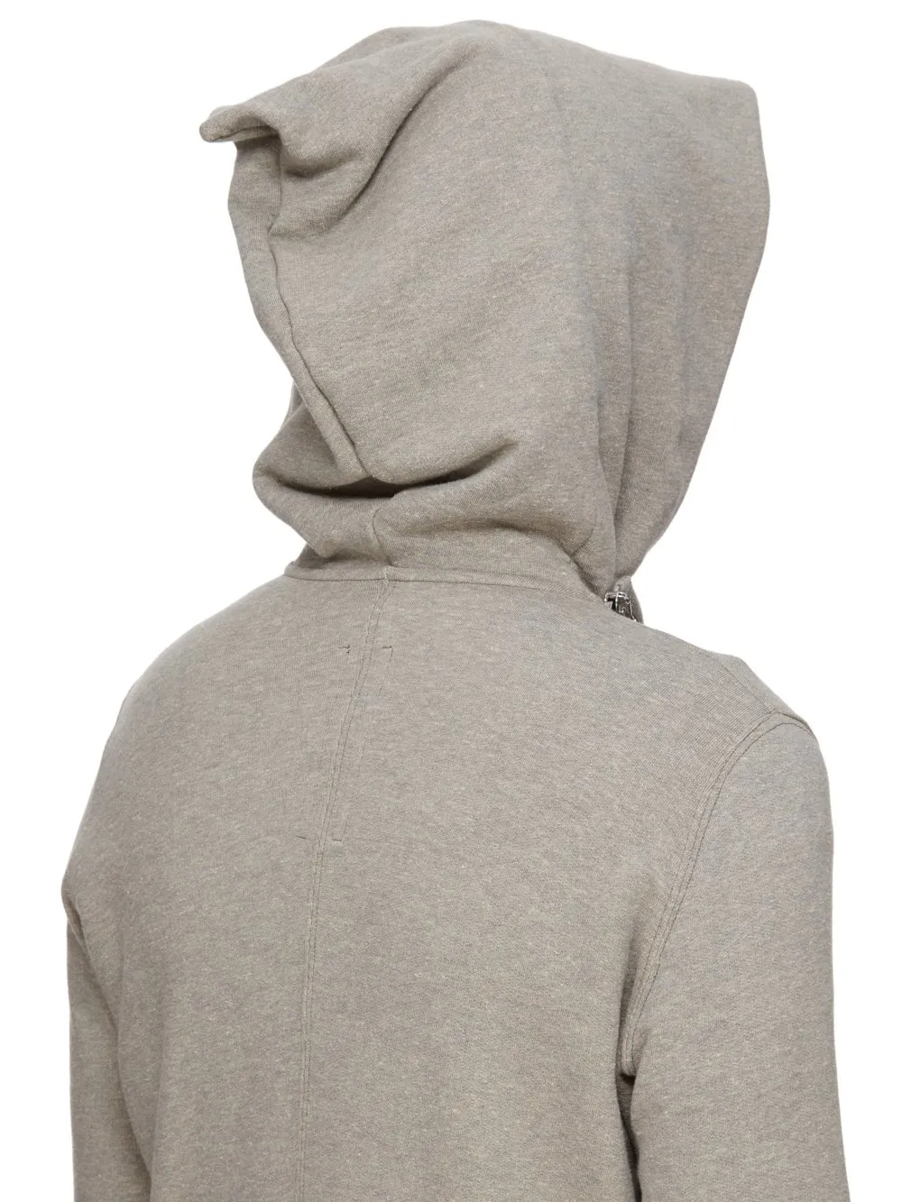 Drkshdw Concordians Mountain Hoodie In Melange Grey Felpa Jersey
