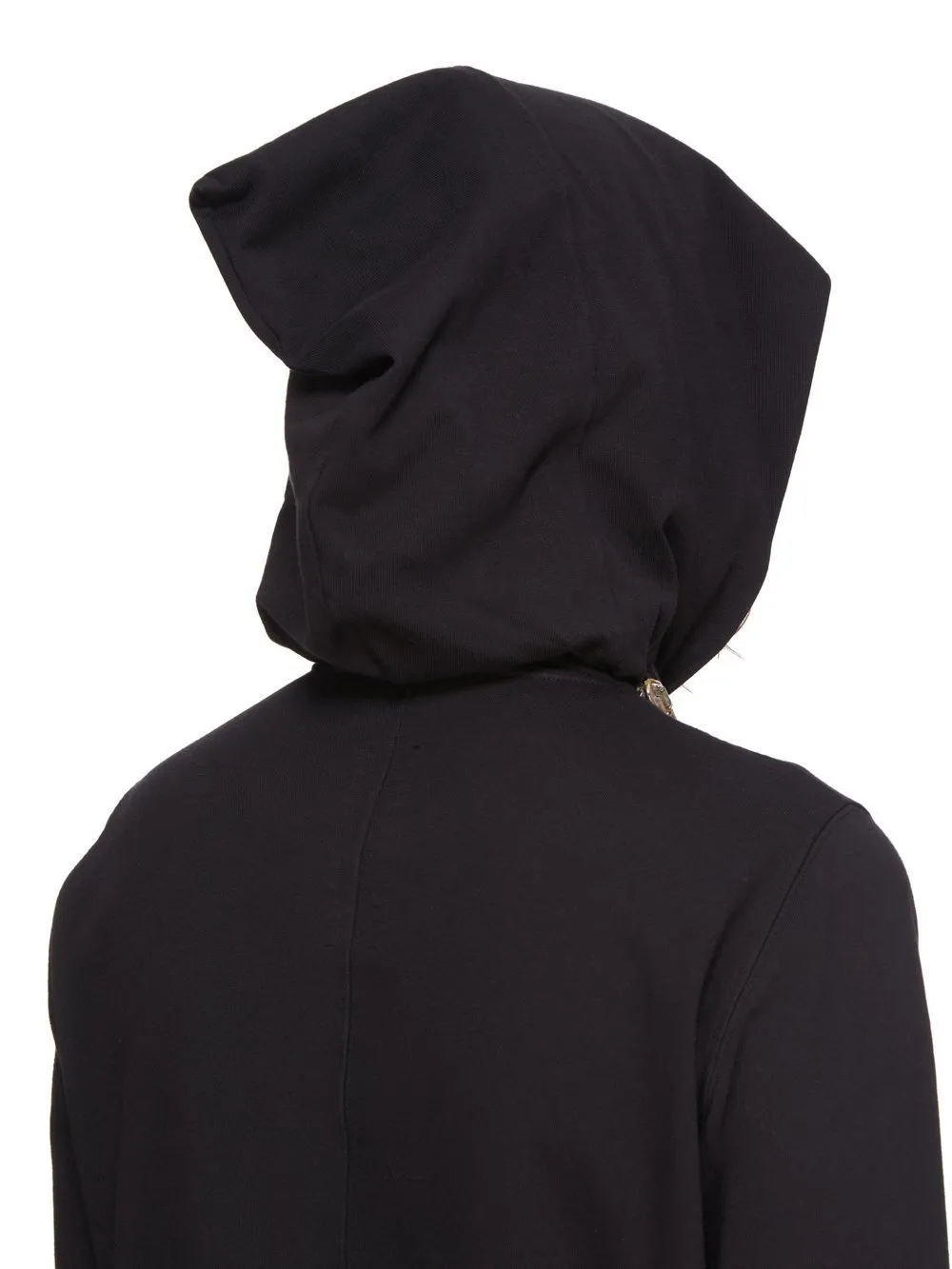Drkshdw Concordians Mountain Hoodie In Black Compact Heavy Jersey