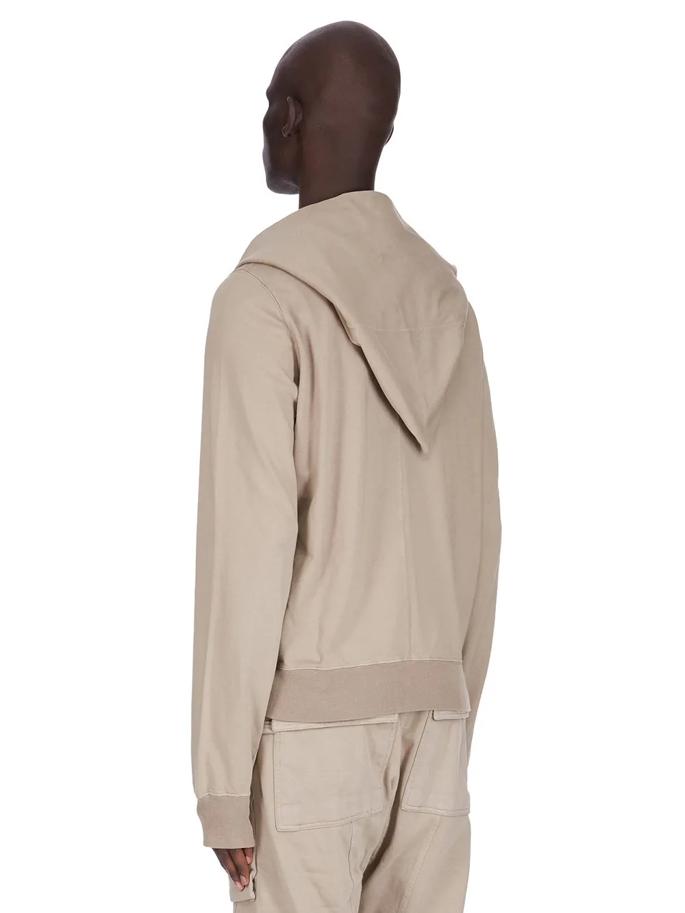 Drkshdw Concordians Mountain Hoodie In Pearl Compact Heavy Jersey